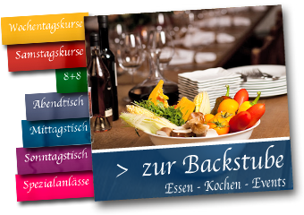 zur Backstube: Essen, Kochen, Events